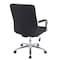 Global Industrial High Back Fabric Task Chair, Black, Fixed Arms, High Back 695622BK - alternate 7